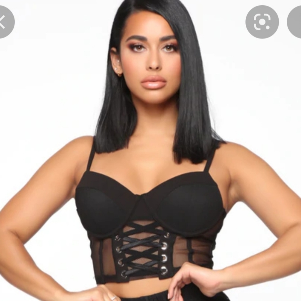Mesh crop top